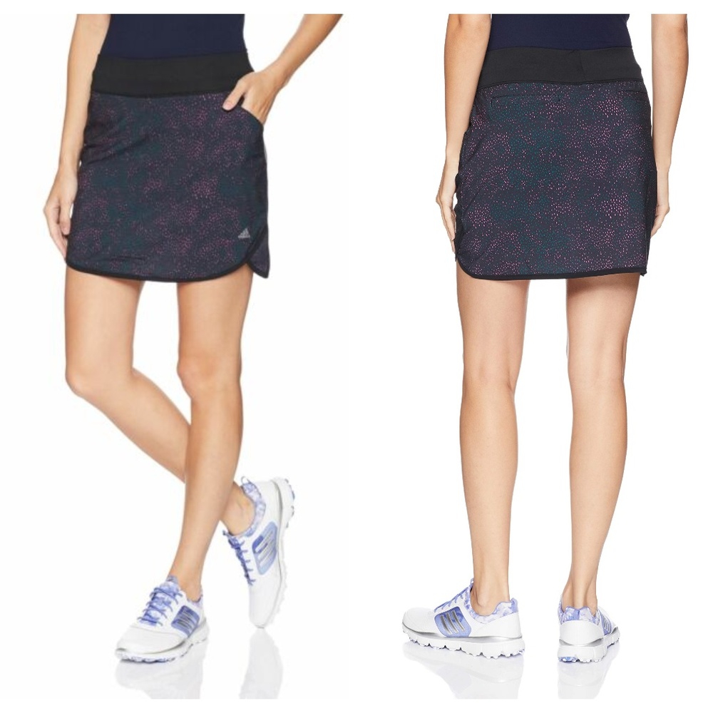 Adidas Rangewear Print Skort Golf Skirt Pockets